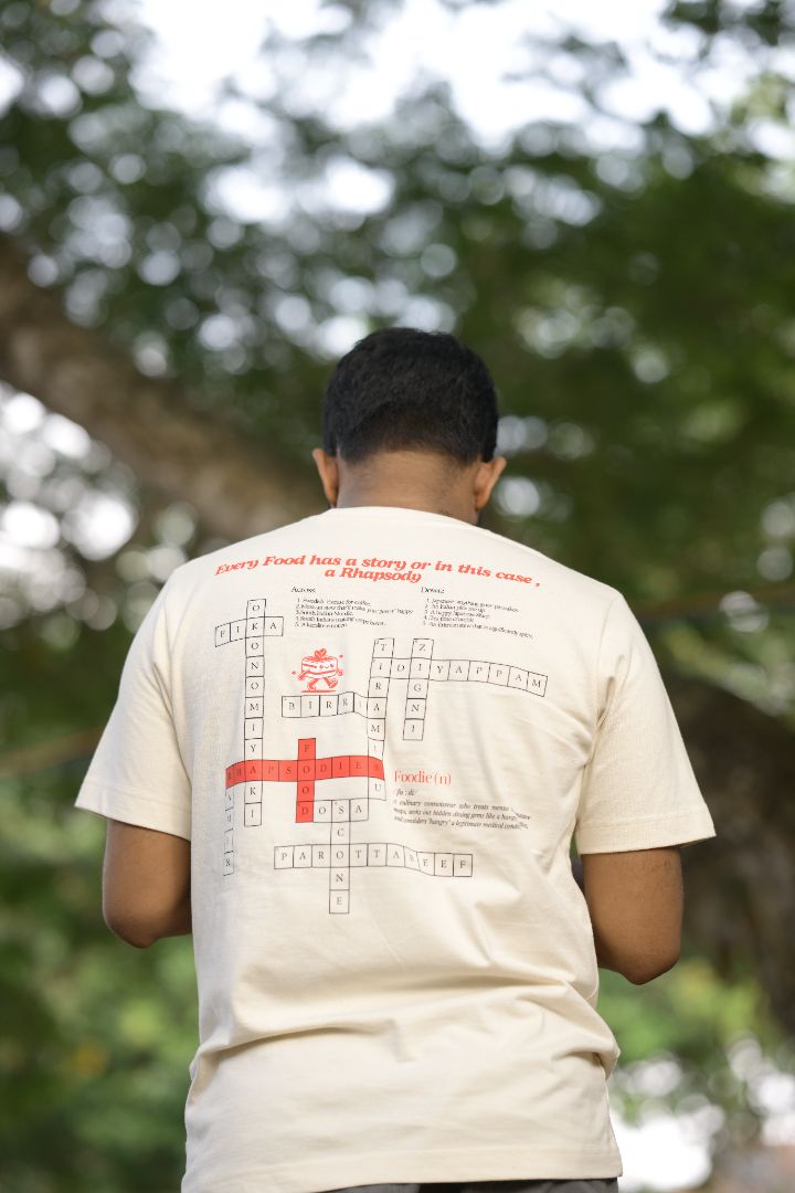 Oversized faded t-shirt Cross word